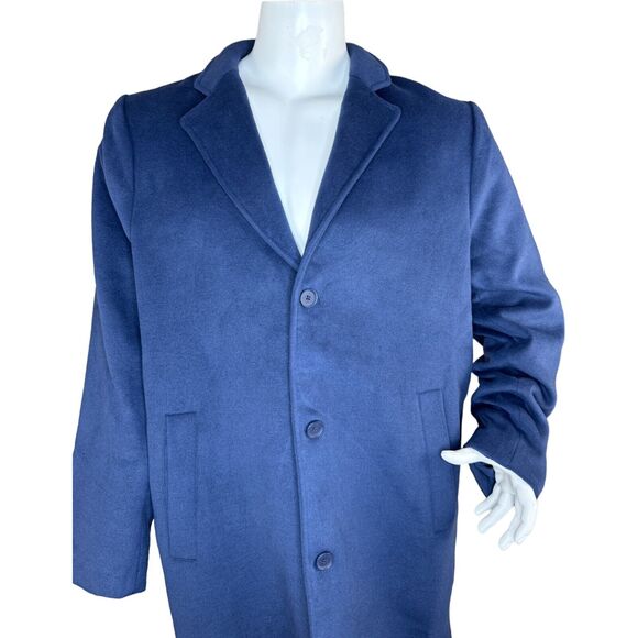 Candace Cameron Bure Men's Button-Front Peacoat Midnight Blue X-Large NWOT - Picture 2 of 14